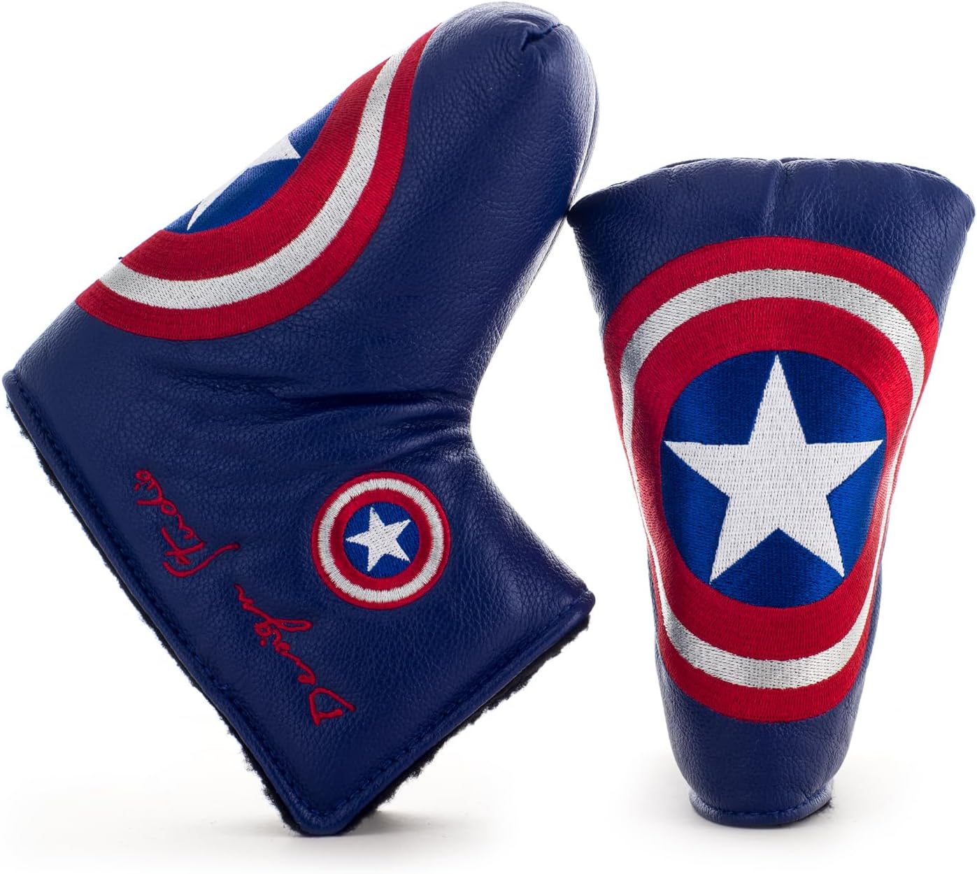 Star Shield Golf Headcover for Midsize Mallet & Blade Putter, Blue