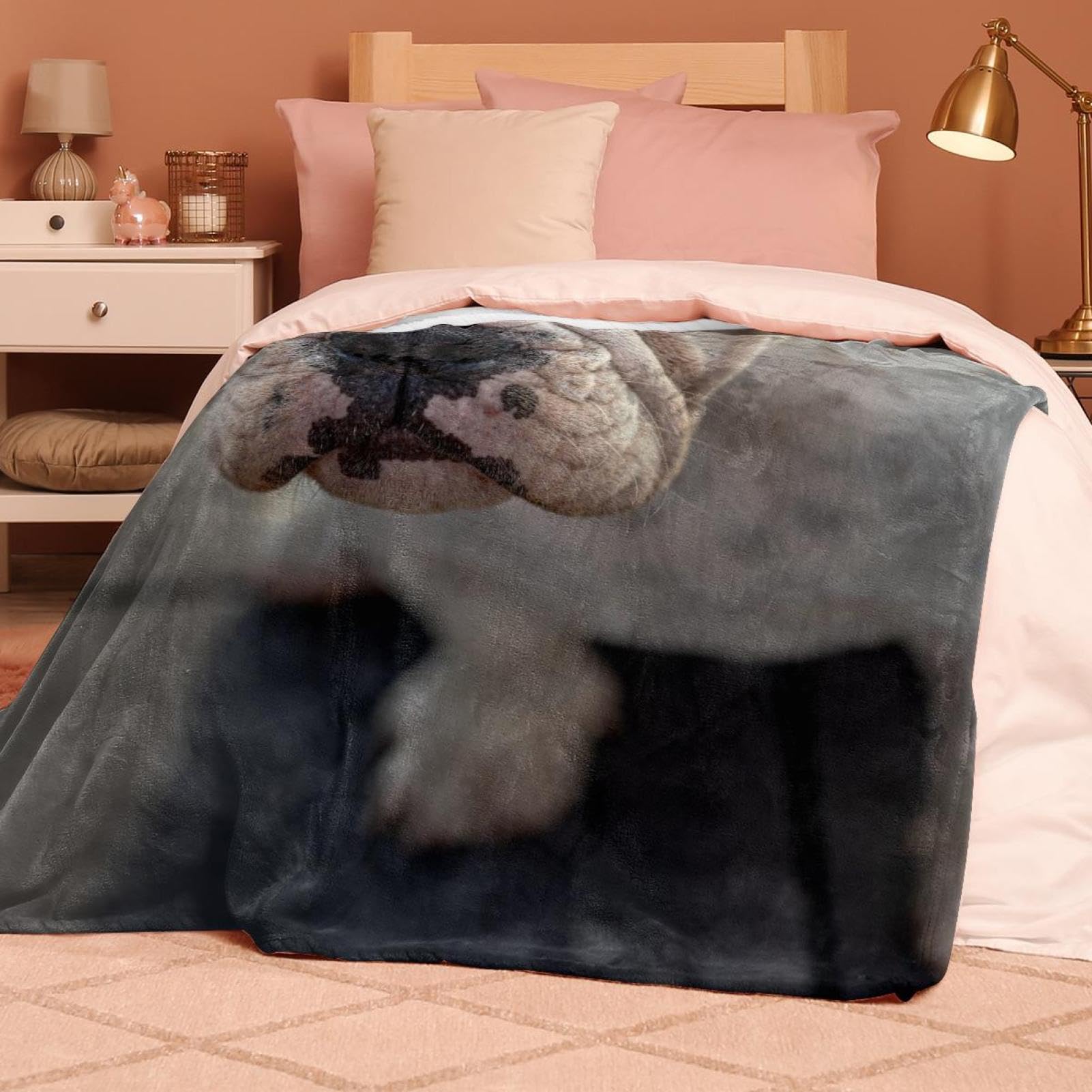 Couverture Polaire Chien D'arrêt Couverture Microfibre Chaude Et Douce Jeté De Canapé Couverture 150×200cm