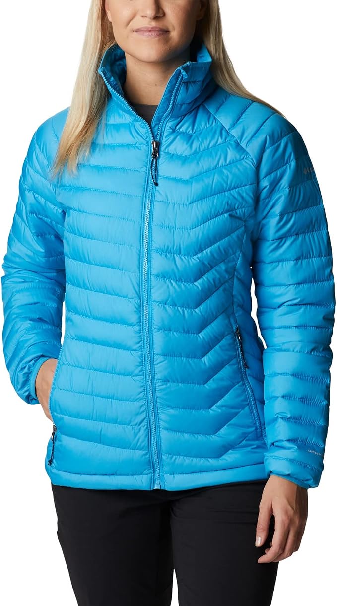 Columbia Damen Powder Lite Hooded Jacket Steppjacke Mit Kapuze 
