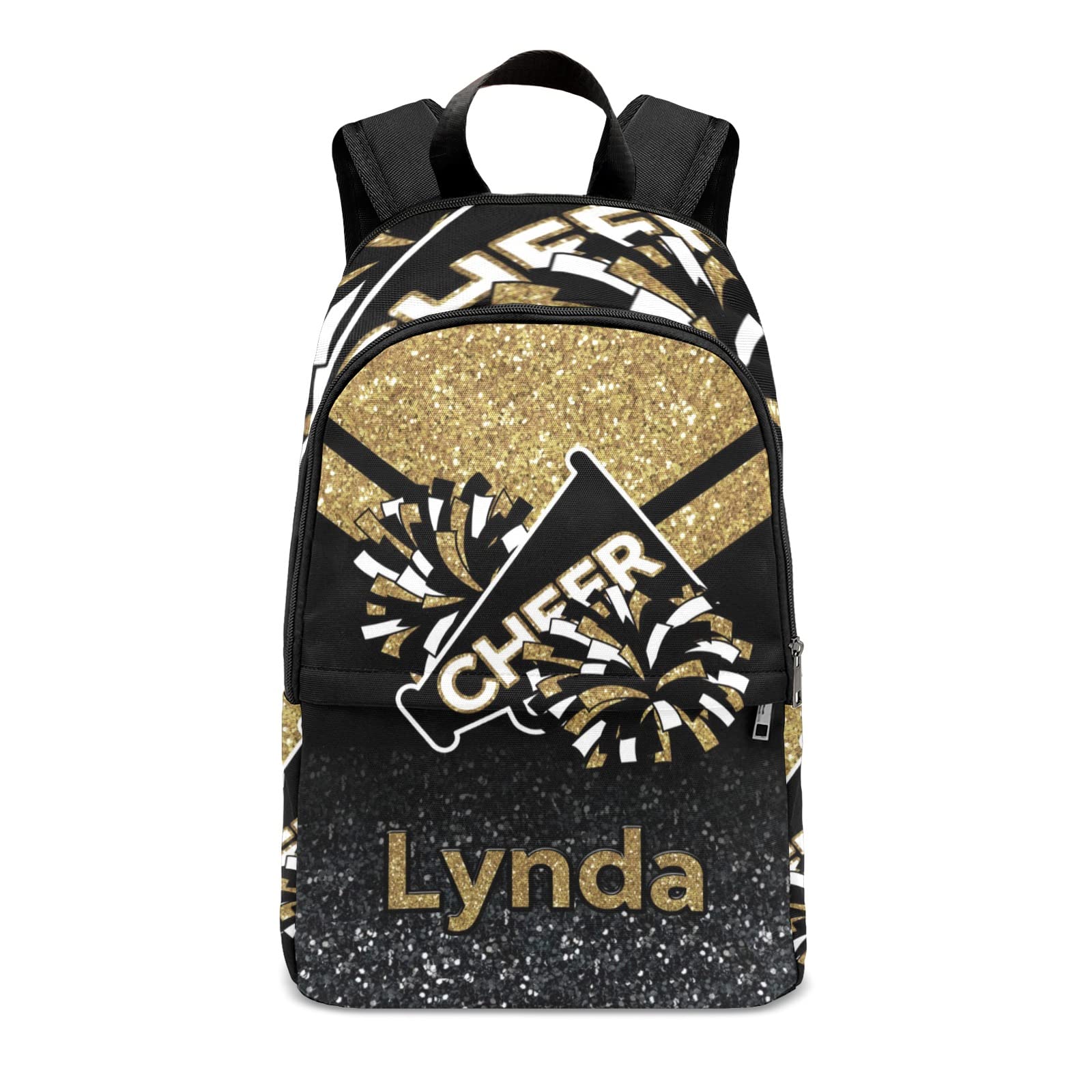 Yeshop Cheerleader Gold 1 Personalized Backpack,Custom Travel Backpack Bag Gift