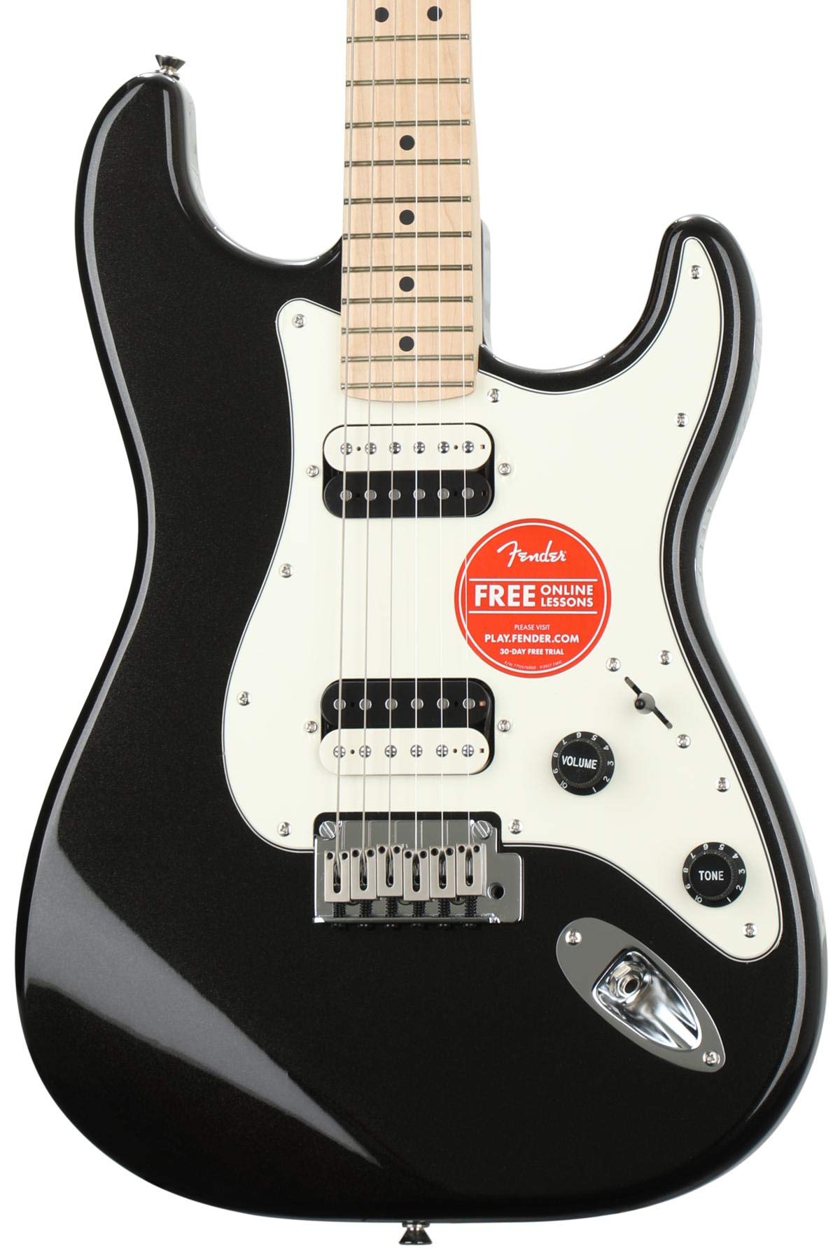 contemporary 【11736】Squier Stratocaster (Black HSS - Neck w/Maple Stratocaster Contemporary Squier Fender ギター