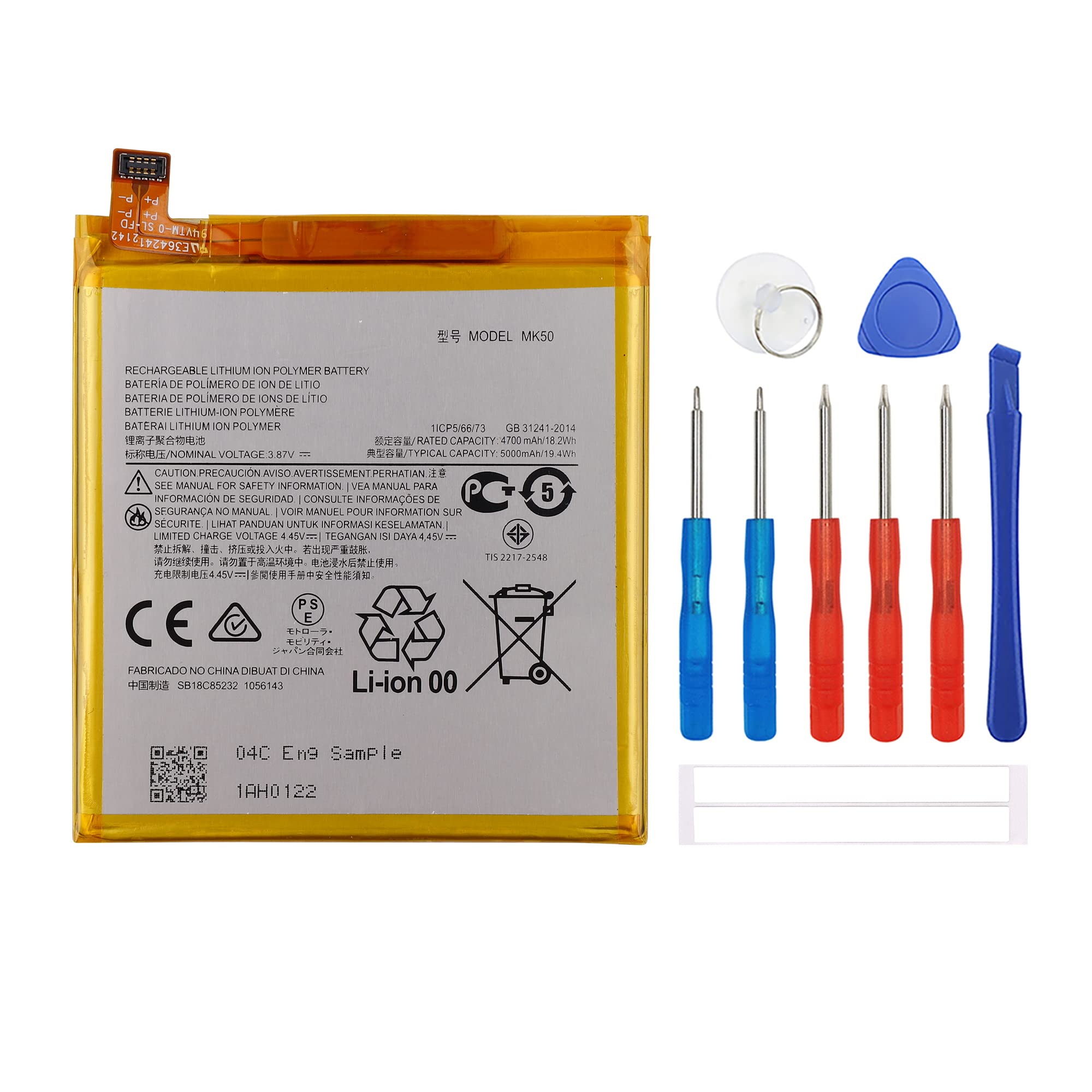 SWARK New Rechargeable Battery MK50 Compatible with Moto One 5G Ace XT2113-5 Moto G 5G XT2113-3 XT2113-2 Moto G 5G 2021 with Tools