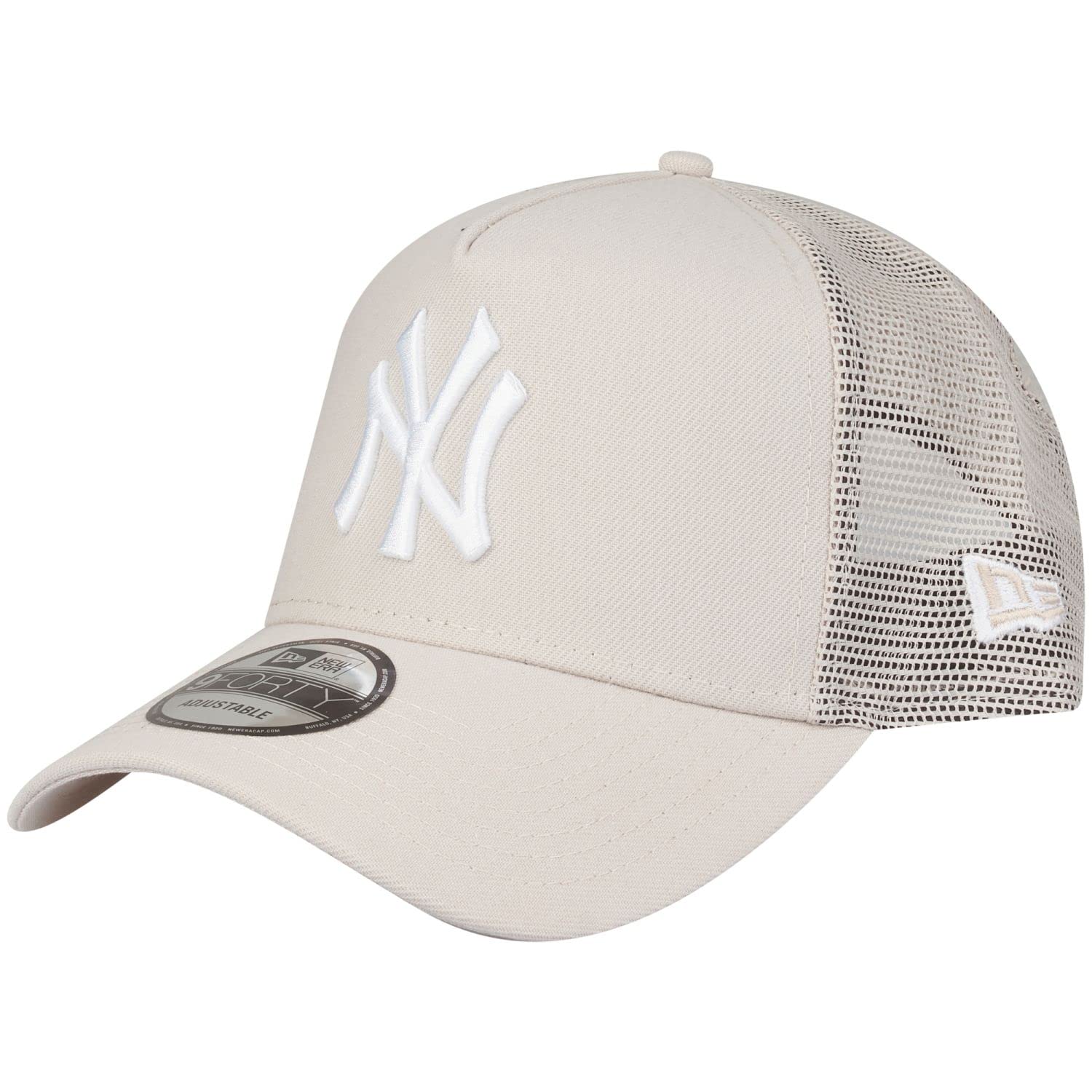 New Era 9Forty Snapback Trucker Cap - New York Yankees Stone Beige