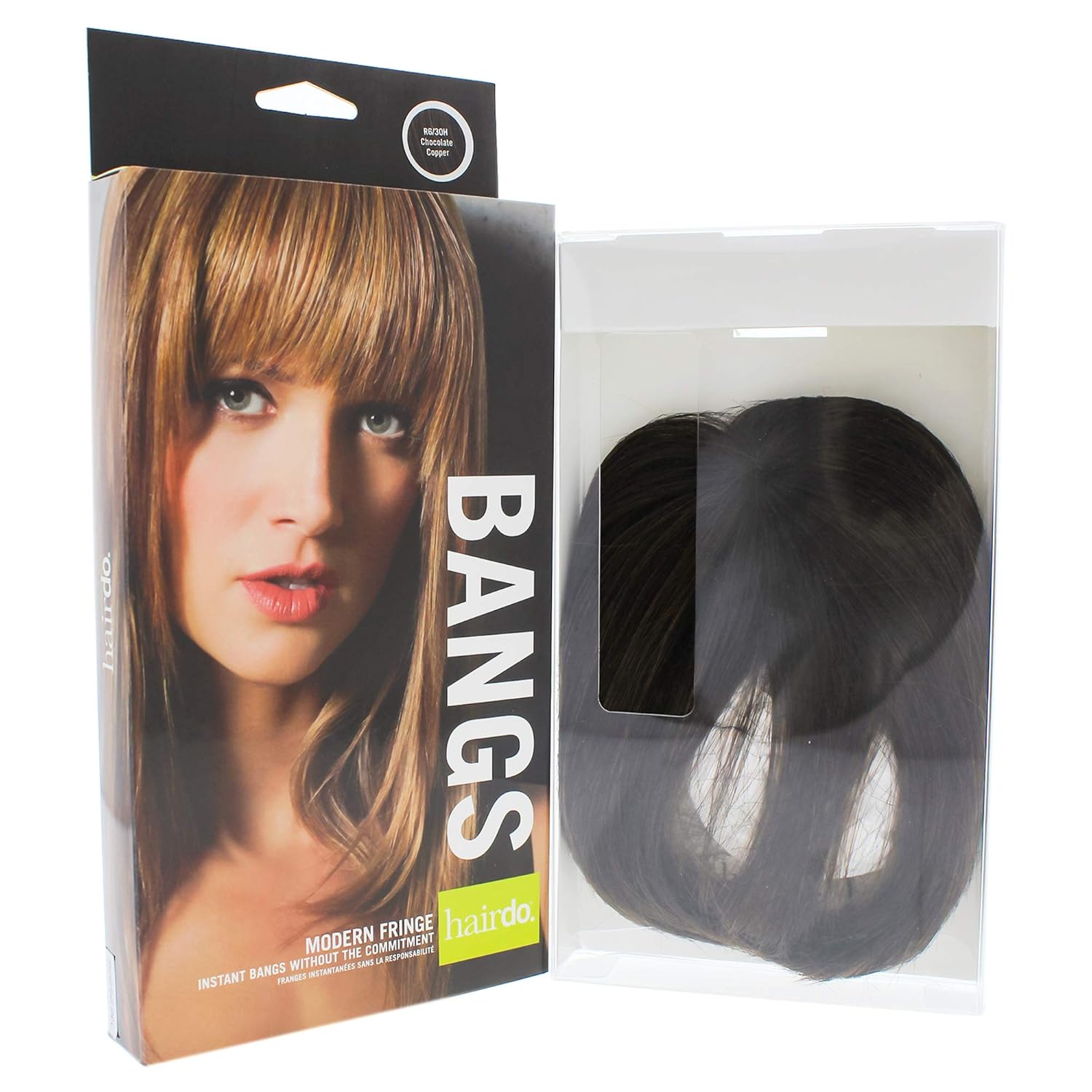 Hairdo Modern Fringe Clip In Bang, R28s Glazed Fire