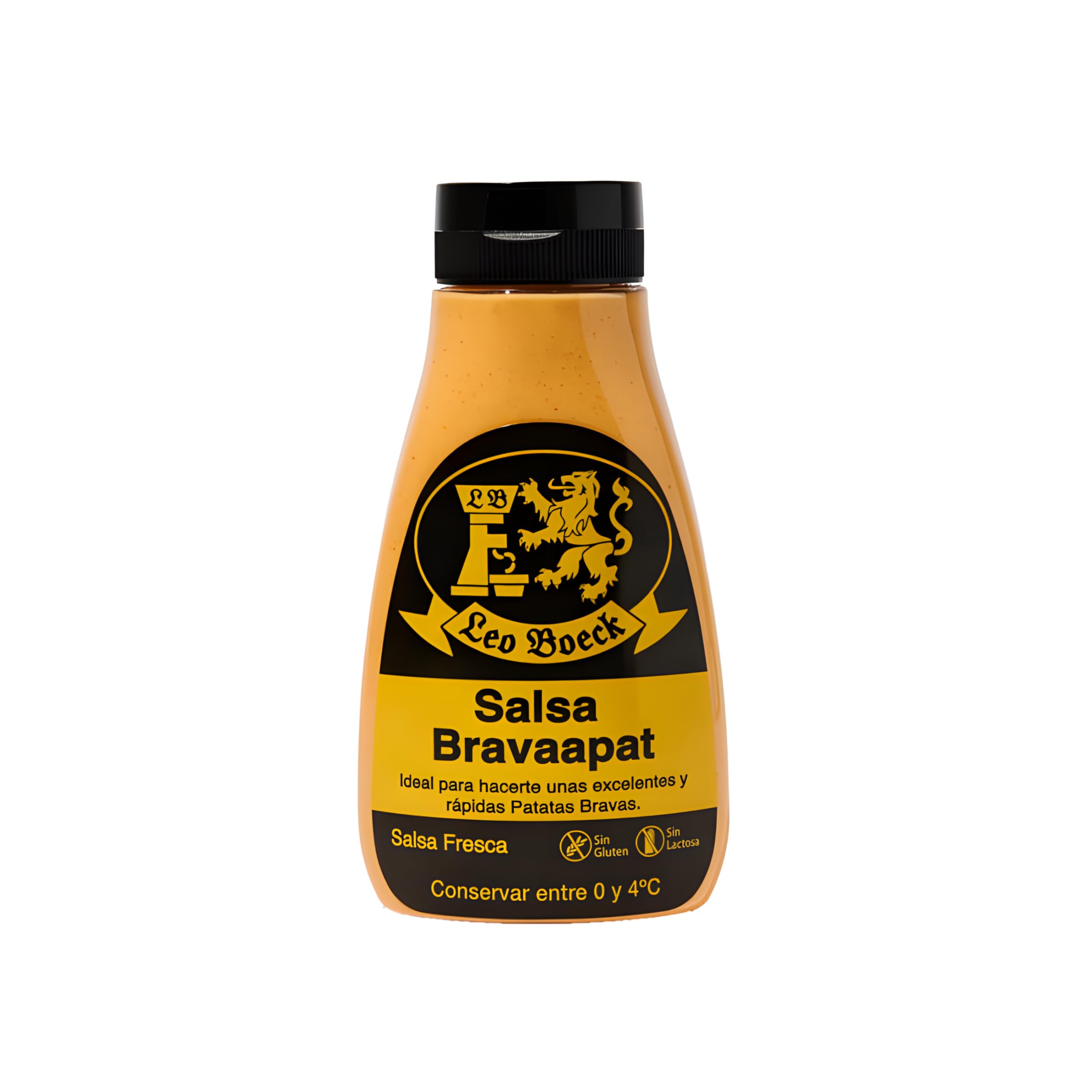 Salsa Leo Boeck -pack de 5 botes 250 ml de Salsa deTOMATE, MOSTAZA, BRAVA, PARRILLA, DIABLO.