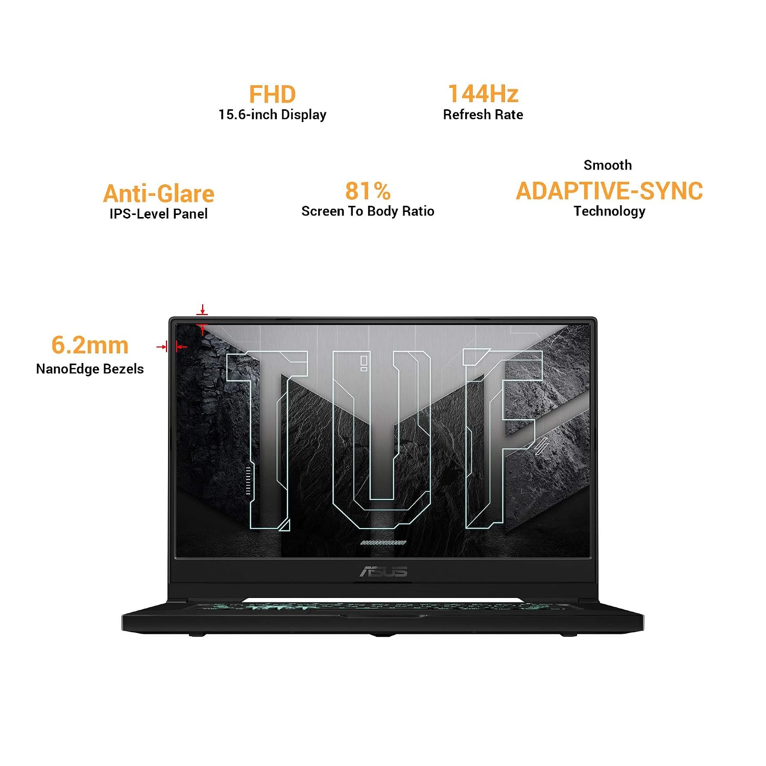 Top 10 Best Gaming Laptops under 80000 in India 6 ASUS TUF Dash F15 Gaming Laptop