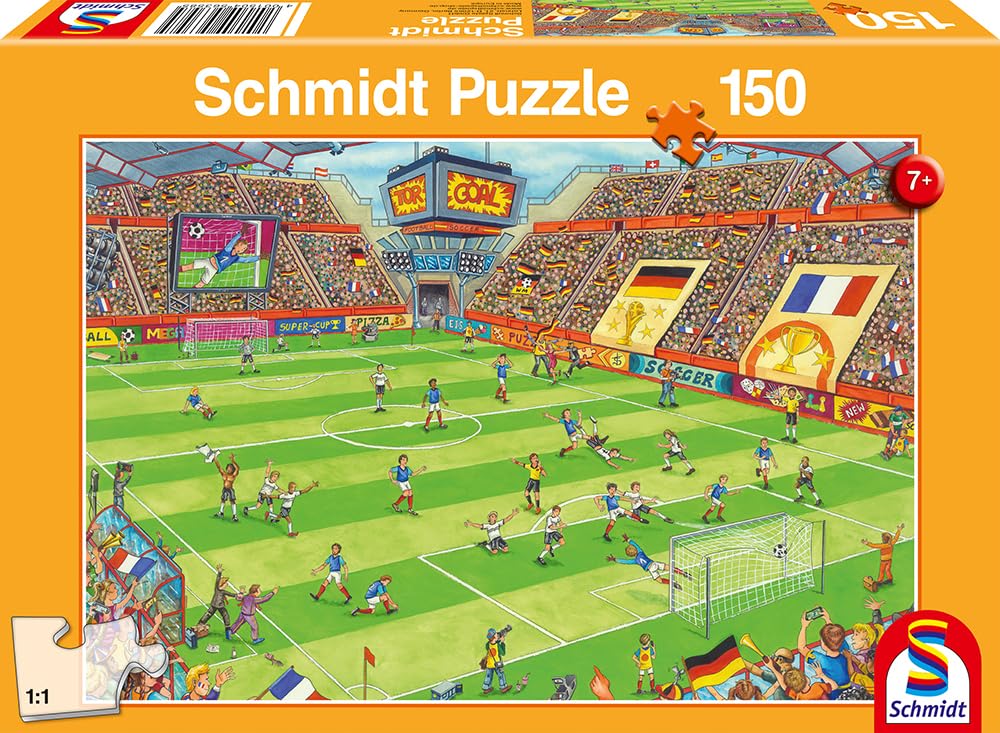 Schmidt Games 56358 Final in the football stadium, 150 pieces children's puzzle