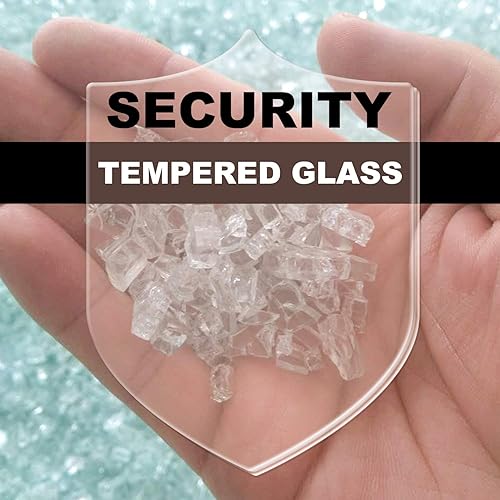 Miniatura 4 de Vitrina de cristal con 4 estantes con puerta, fácil de instalar, vidrio templado sólido, estantería Curio de pie para sala de estar, dormitorio,