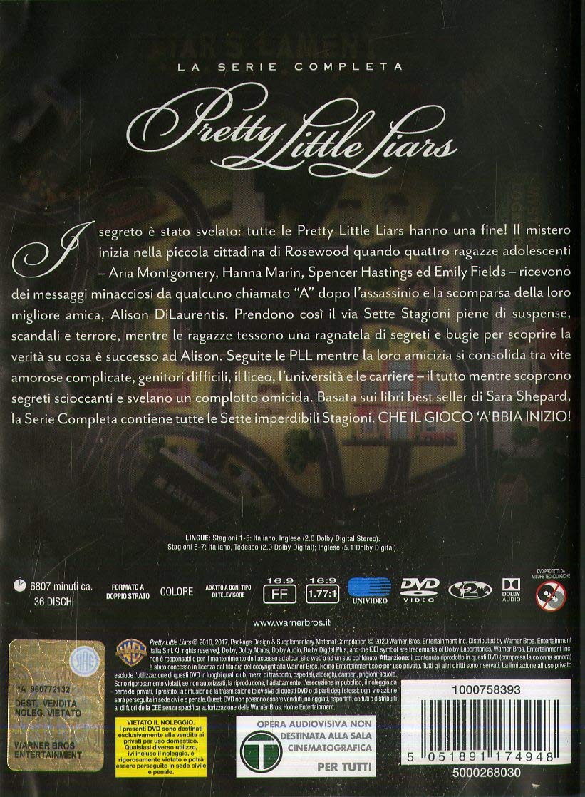 Pretty Little Liars Serie Comp.1-7 (Box 36 Dv)