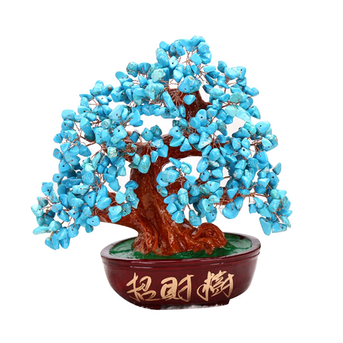 Albero Dei Soldi In Citrino Naturale Feng Shui - Portafortuna Per Casa E Ufficio, Regalo Ideale - Foto 3