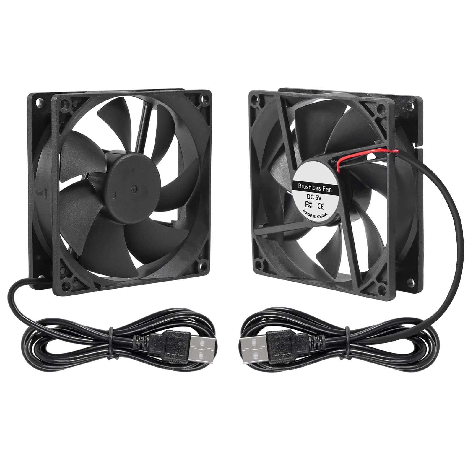 Amazon.co.jp: 9225ファン 90x90x25mm DC 5V 92mm x 25mm USB