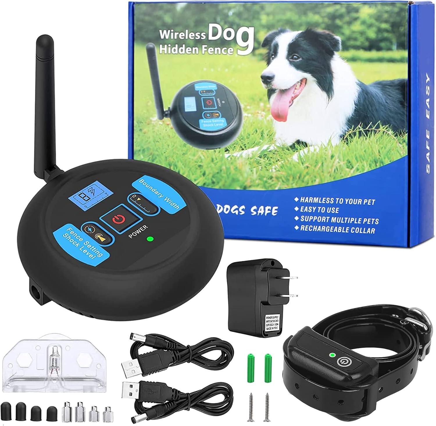 Lirioden Electric Wireless Dog Fence System Electric Fence