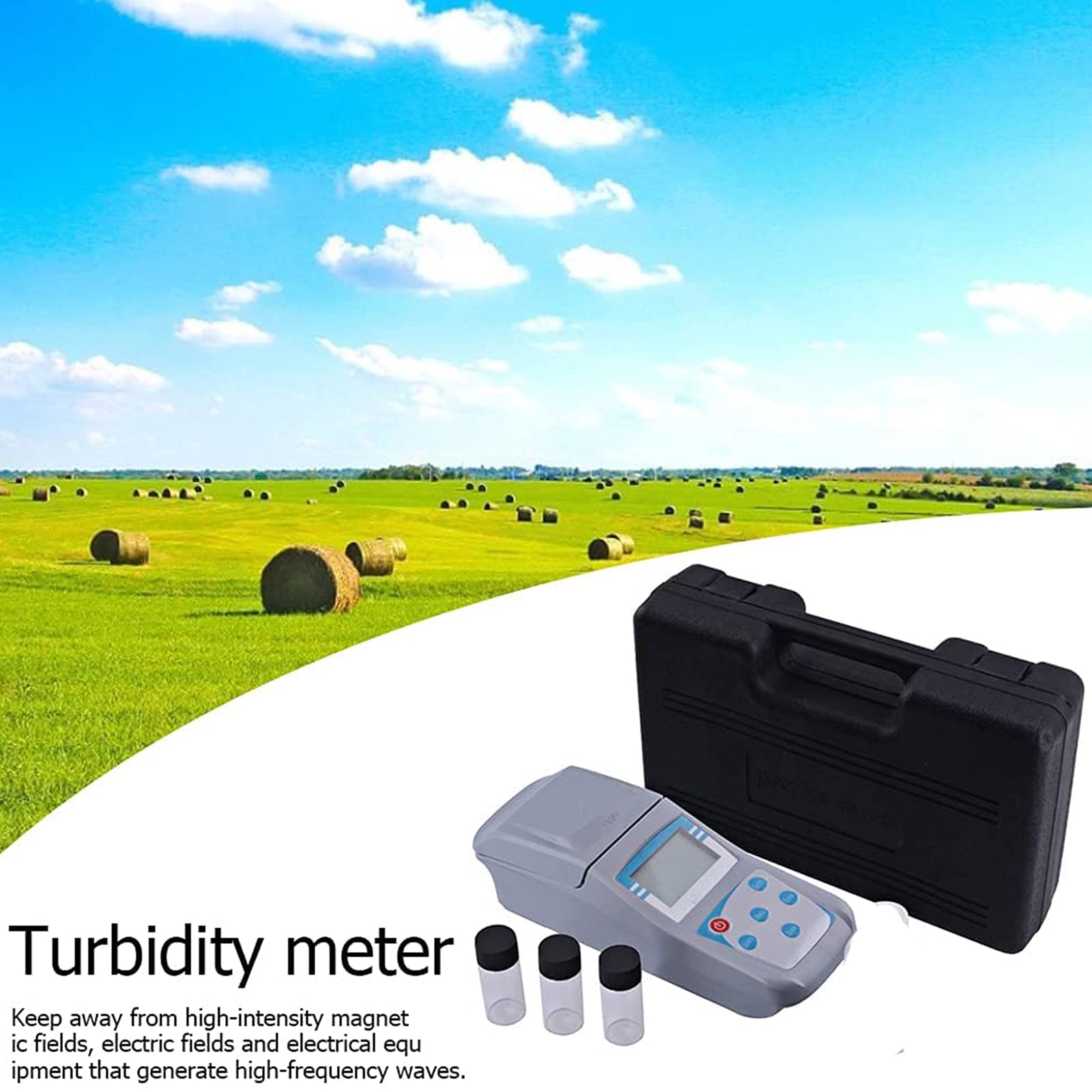 Turbidímetro Digital, medidor de turbidez portátil de Mano, Tratamiento de Aguas residuales, medidor de turbidez Ligera, inspección de Aguas residuales de Pruebas de Calidad