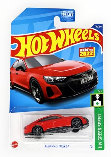 Miniatura 2 de Hot Wheels 2022 - Audi RS E-TRON GT - Rojo - Verde Velocidad 5/5-176/250