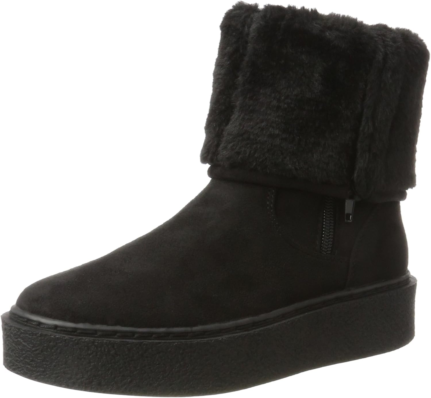 Buffalo Shoes B493c72 S0019f Imi Suede, Women’s Ankle Boots, Black