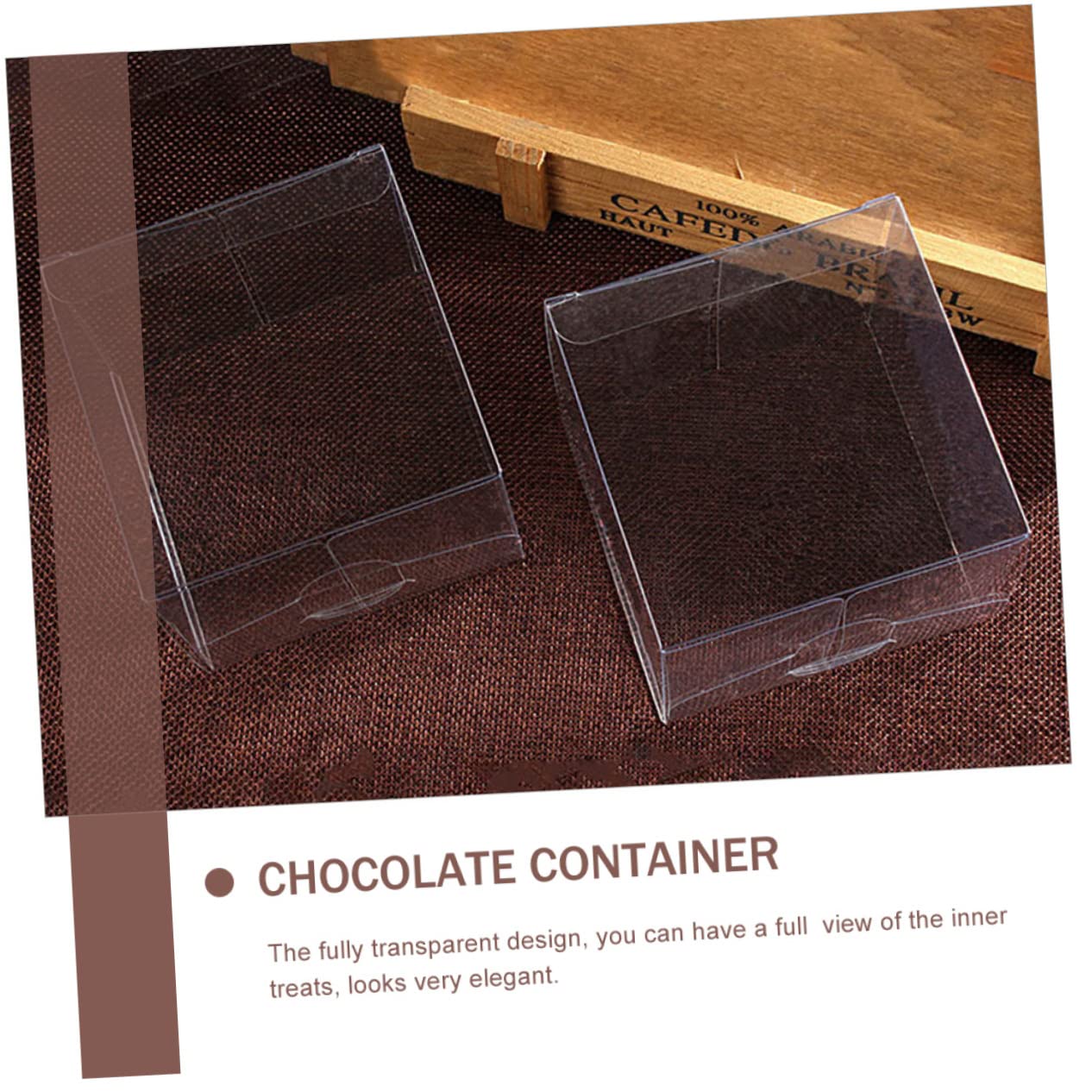 Ciieeo Scatole Regalo Trasparenti in Pvc 20pezzi Confezione per Dolci e Compleanni Eleganti