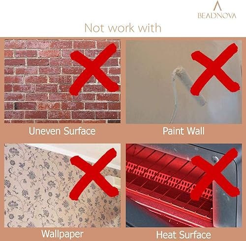 Miniatura 5 de BEADNOVA Patas de goma, 100 almohadillas de silocono, espaciadores de marco transparente, protectores de puerta de gabinete, pies de goma