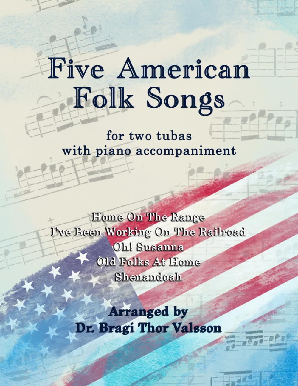 Five American Folk Songs for two Tubas with Piano accompaniment: Tuba duets