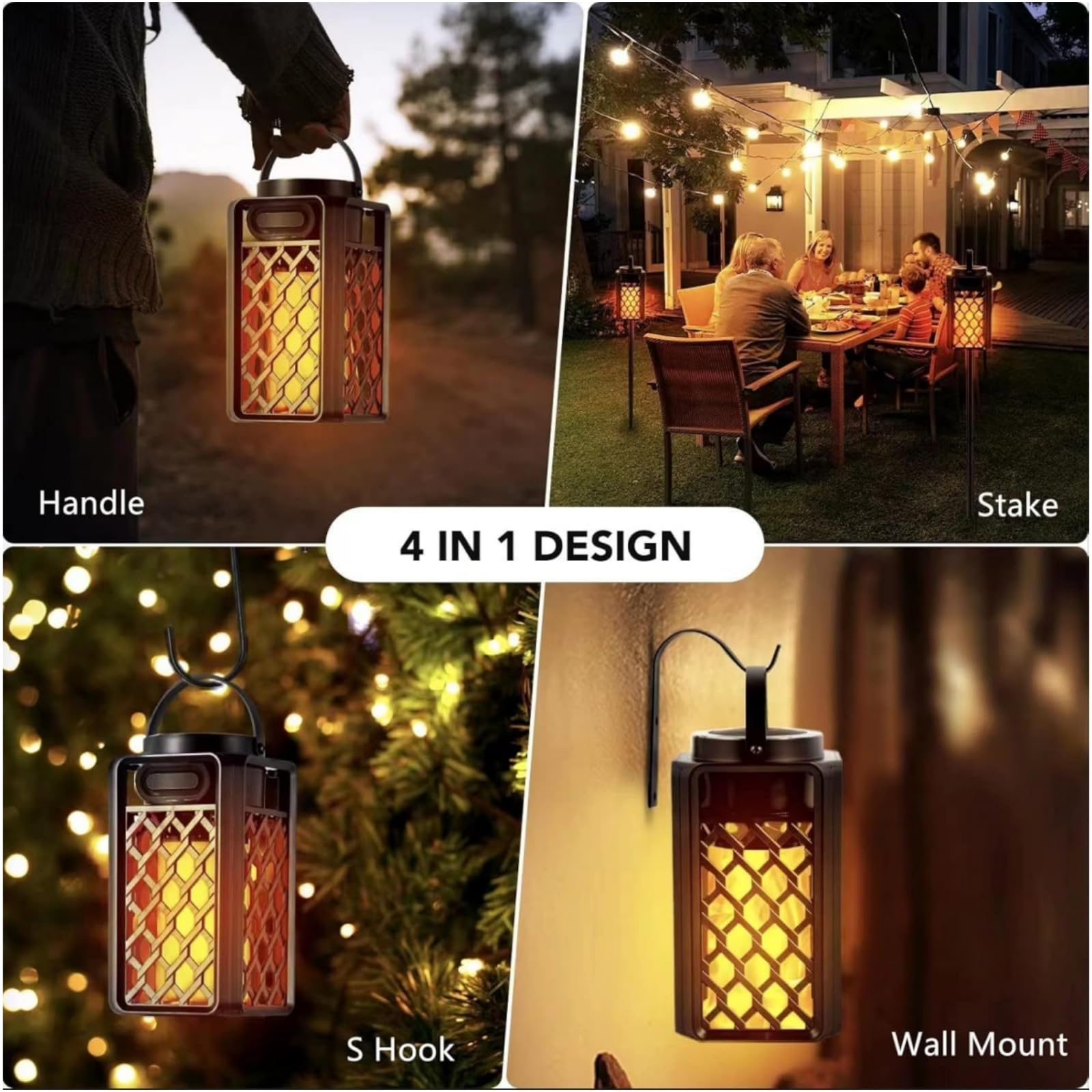 Altoparlante Bluetooth per esterni con luce fiamma, altoparlante esterno, torcia per esterni, IP65 impermeabile senza fili per terrazza, giardino.