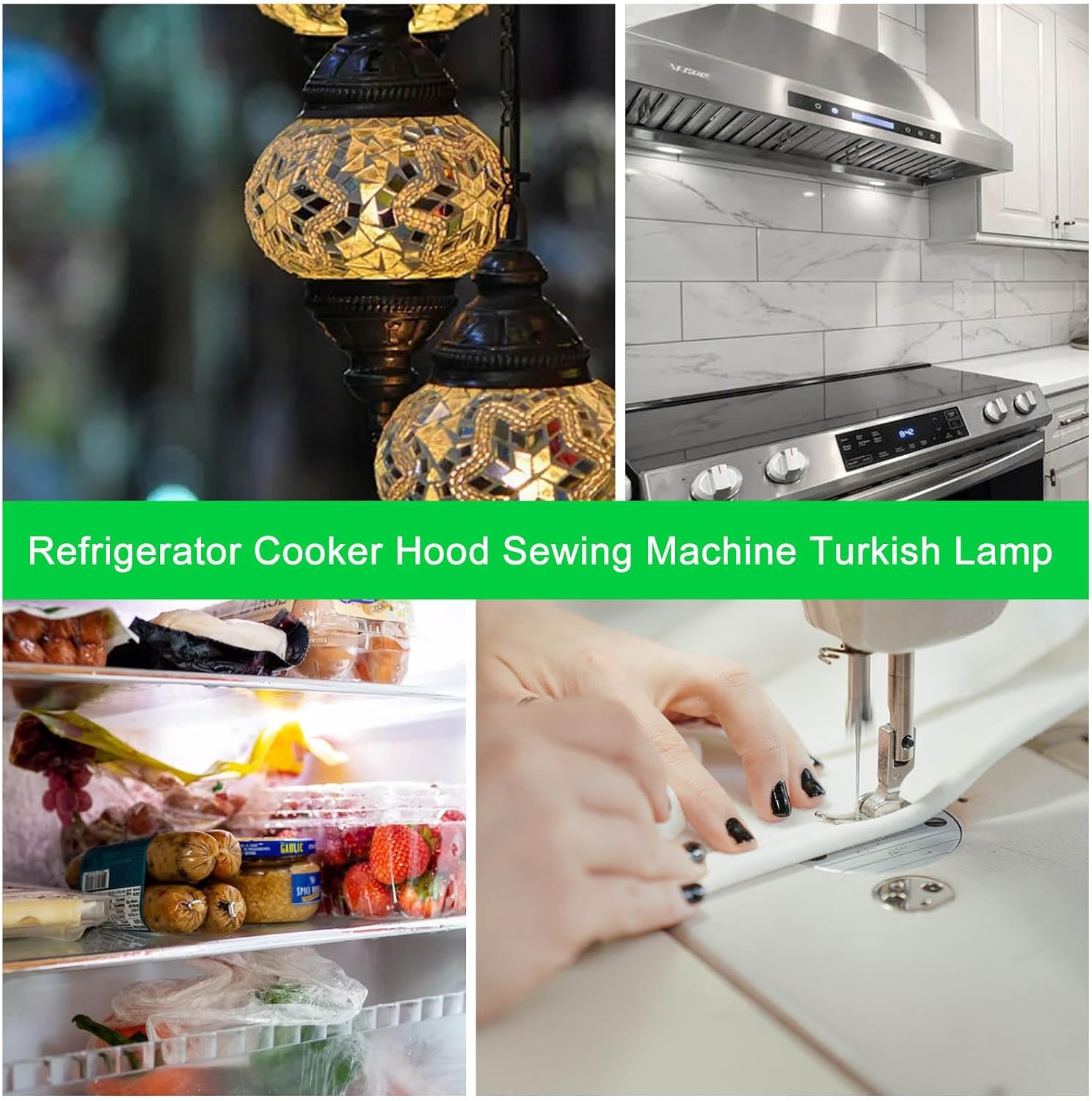 European Base E14 Led Bulb Turkish Lamp Replace Non-Dimmable 4W Equivalent 40W Incandescent Bulb, AC 110V-130V 460LM Daylight 5000K, Pack of 2