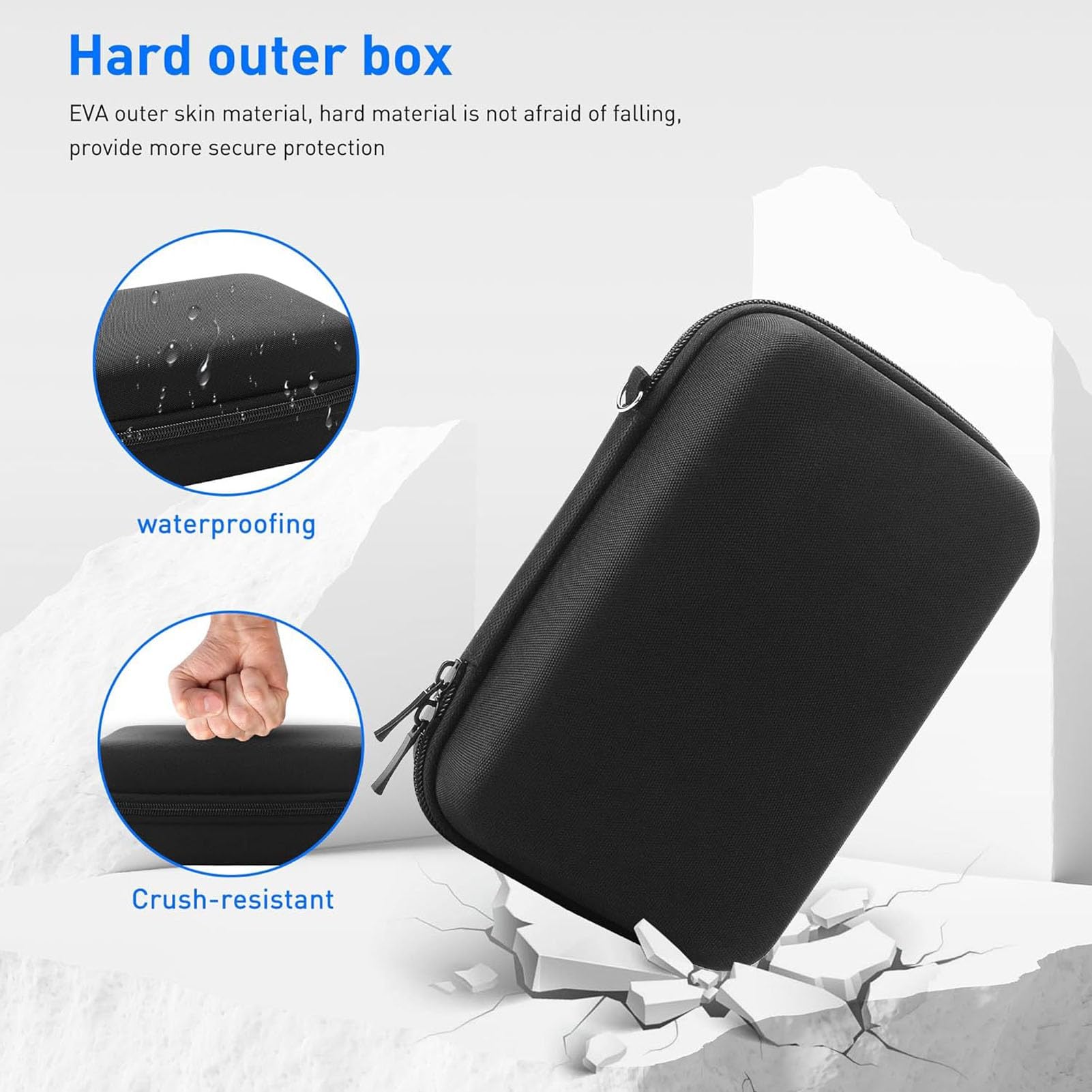 80 Gniazd Etui na Uchwyt na kartridż z Grami EVA Nylon Twarda Skorupa Organizator do Przechowywania na for PS VITA Przenośne Etui na Karty Podróżne z Etui na Karty do
