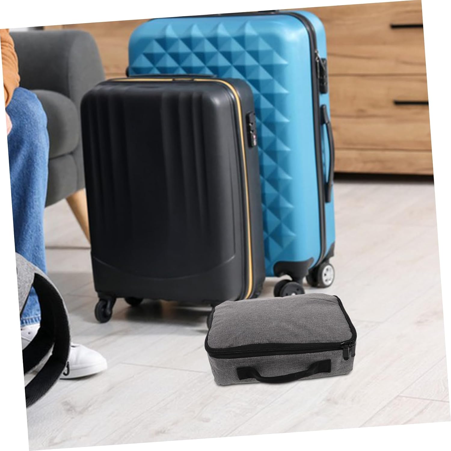 Portable Projector Storage Bag Versatile Carry Case for Digital Projectors Stylish Design Strong Protection for Home Office and Travel Use