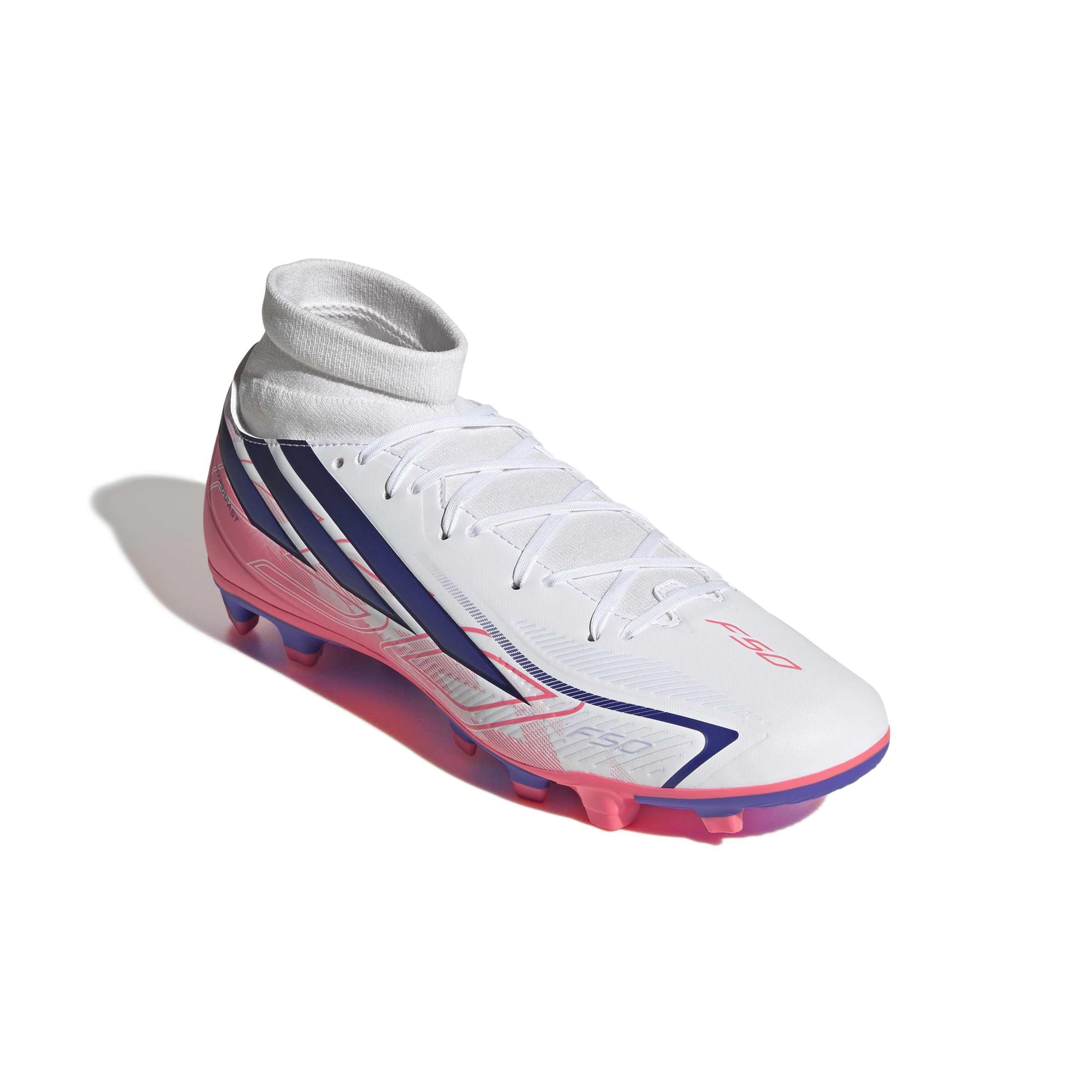 Adidas F50 Hyperfast Club Mid Firm Ground/Multi Ground Football Boots SCARPEUnisex - Adulto