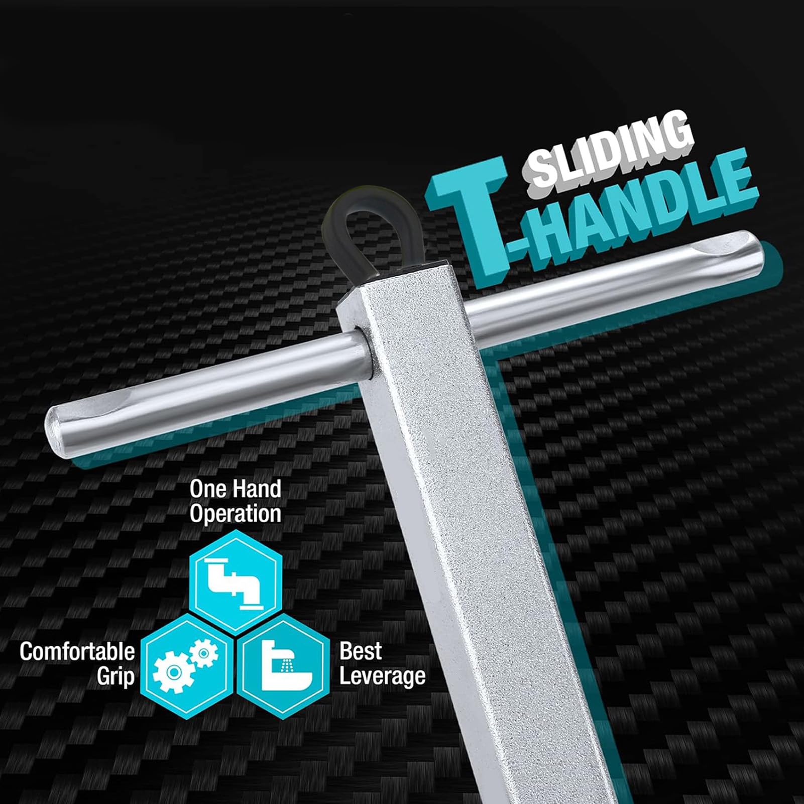 SENECESLI Clé de Lavabo Réglable, Extracteur de Robinet D'évier en Acier Cr V, capacité de Mâchoire de 1,25 à 2,5 Pouces, 0,39 à 1,25, clé de Robinet D'évier Rotative à 180 °