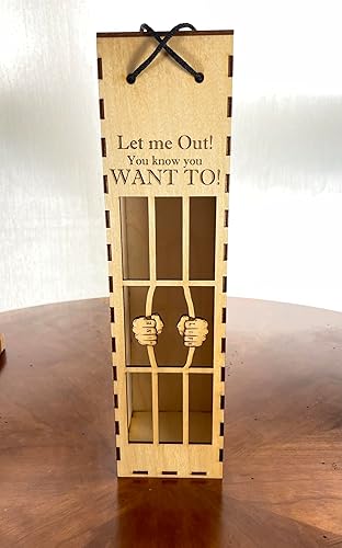 Miniatura 4 de Wine Gift Box - Wine Jail Gift (Natural Birch)