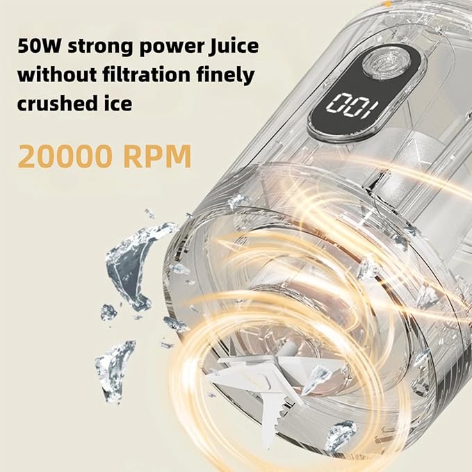 Extractor de Jugos Portátil Recargable USB-C con Capacidad d miniatura 5