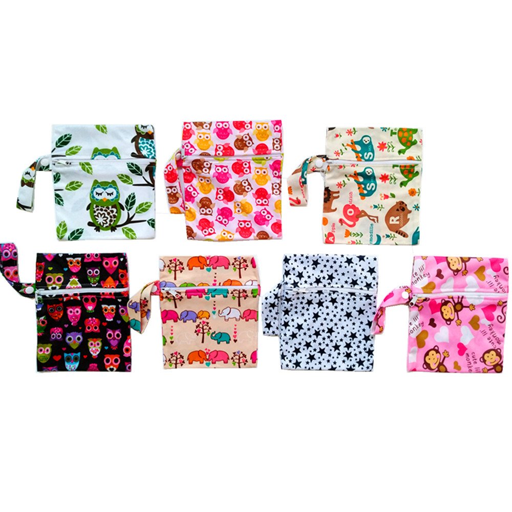 6PCS 10InchCloth Reusable Washable Menstrual Pads Sanitary Pads