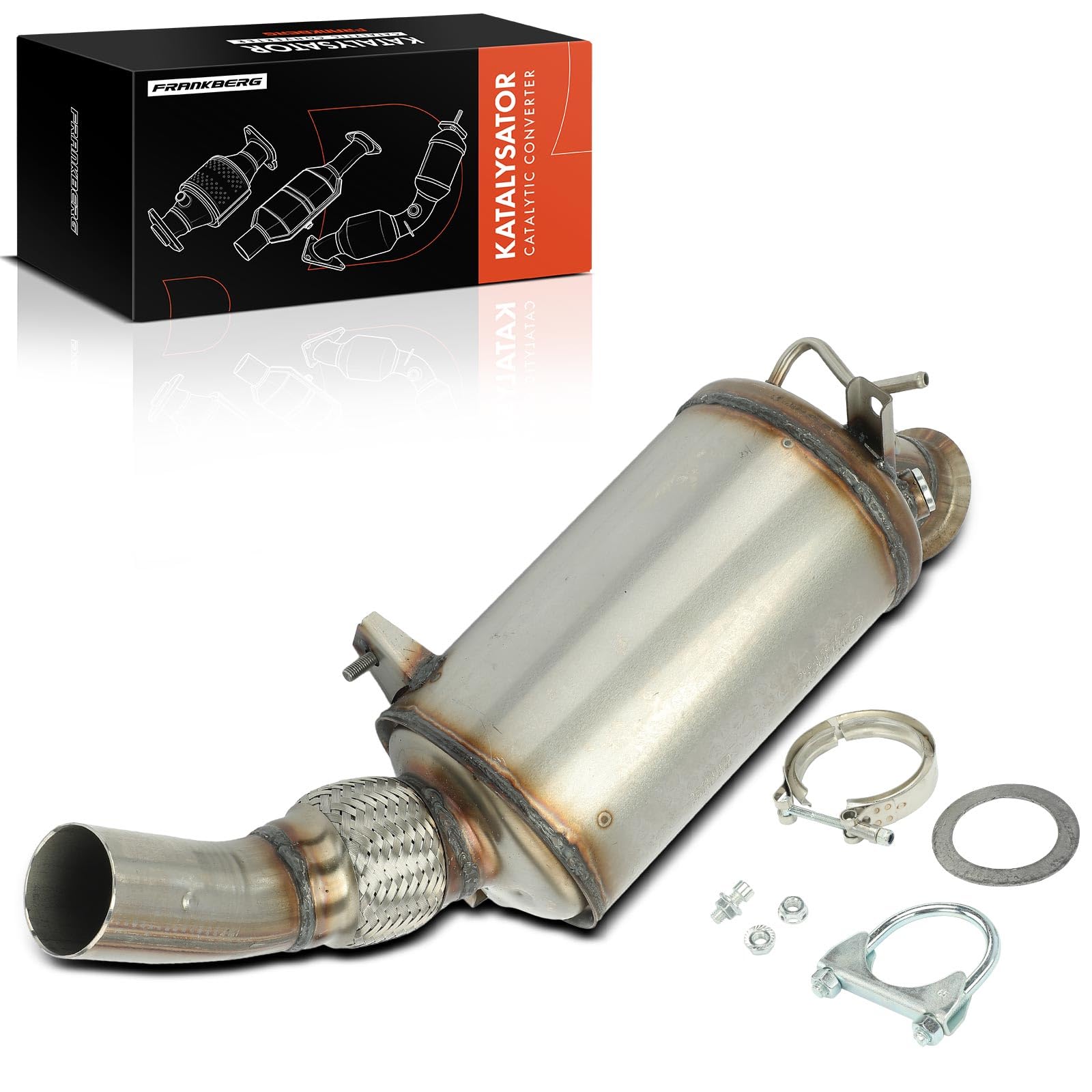 Frankberg Filtro de partículas diésel (DPF) 18307812279 | Compatible con: Serie 1 Convertible E88, Serie 1 E81, Serie 5 E60, Serie 3 Coupé E92, Serie 3 Touring E91, X1 E84