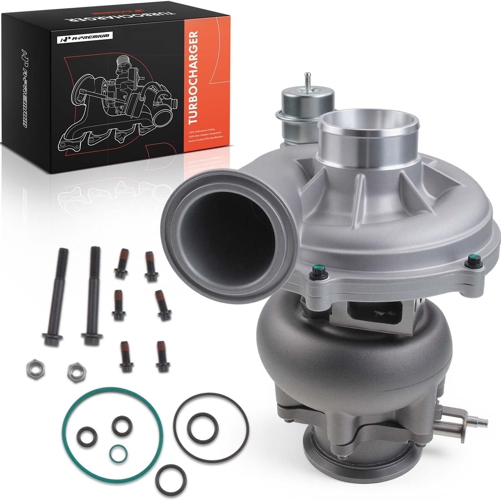 Photo 1 of [Missing Key Components] A-Premium GTP38 Complete Turbo Turbocharger Assembly - Compatible with Ford F Serires 7.3L Powerstroke Diesel Engine Pick-up - F250, F350, F450, F550 & Excursion - 1999-2003 - Replace# 1831383C92