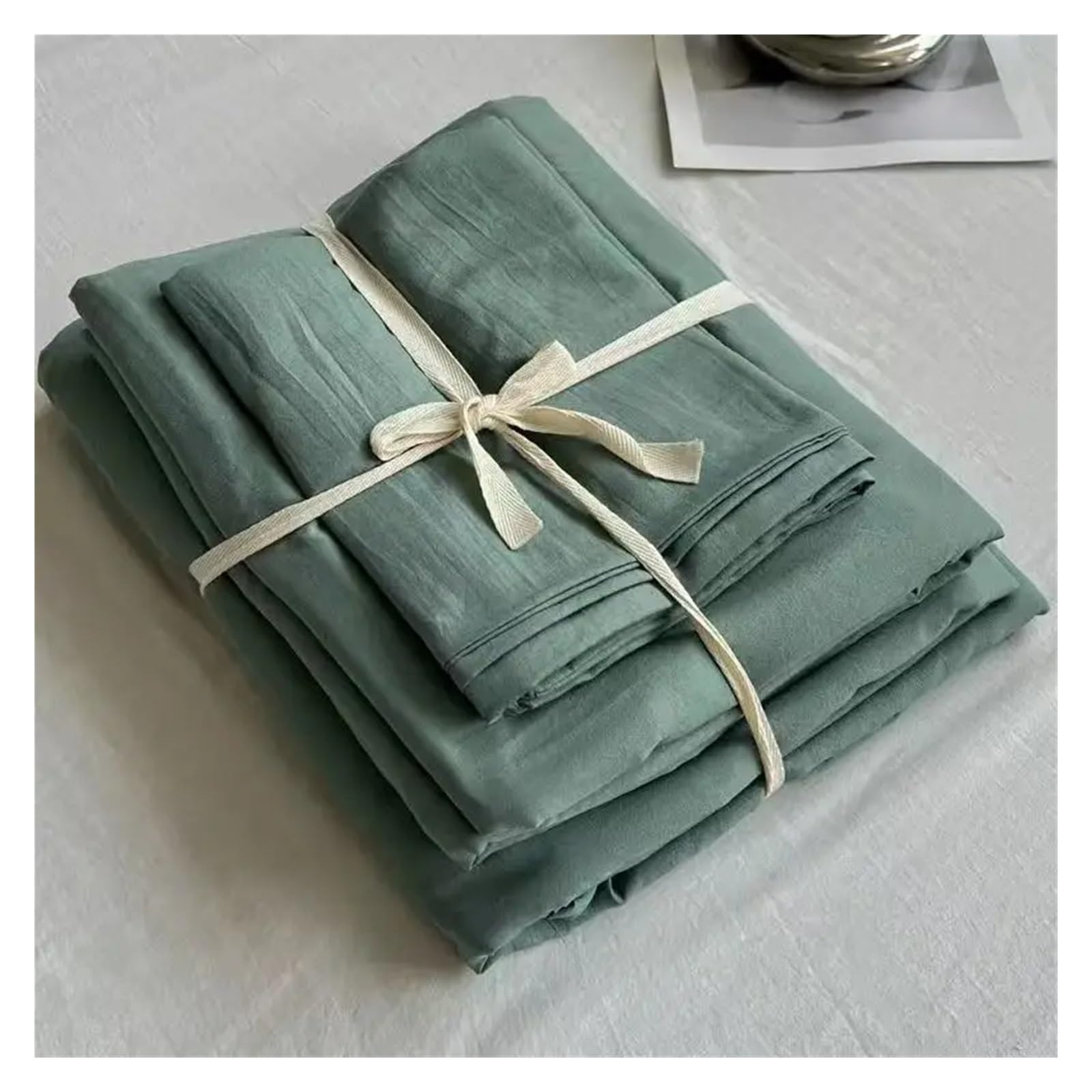 Parure de lit coton sommeil nu couleur unie pour une chambre cocooning