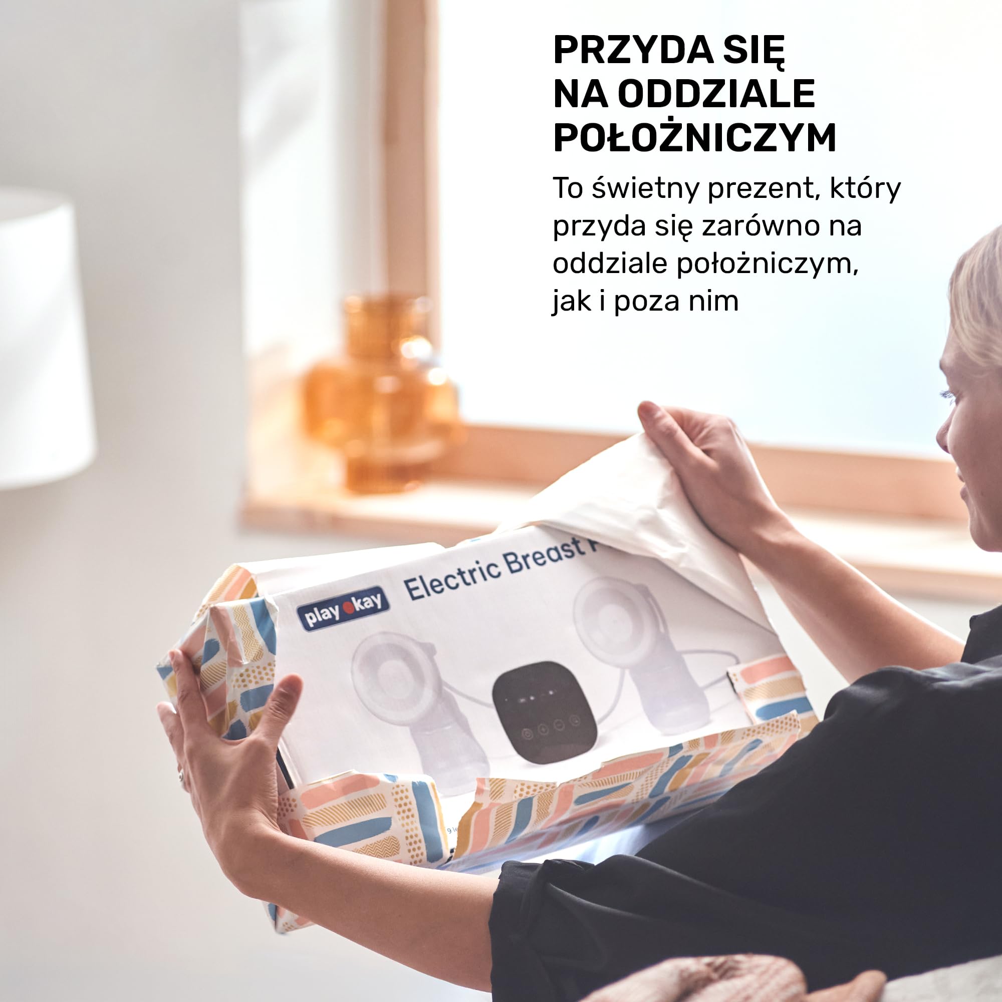 Elektryczny Laktator - Przenośny Laktator O Niskim Poziomie Hałasu -Bardzo Ciche Odciąganie Mleka - Podwójny Laktator Dla Dziecka Bez Użycia Rąk - Bezbolesny - Akcesoria Do Karmienia (Biały)