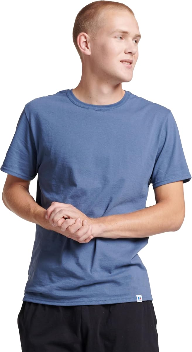 Camisetas de manga corta Russell Athletic Dri-Power para hombre, absorben la humedad, protección contra olores, UPF 30+, tallas S-4x