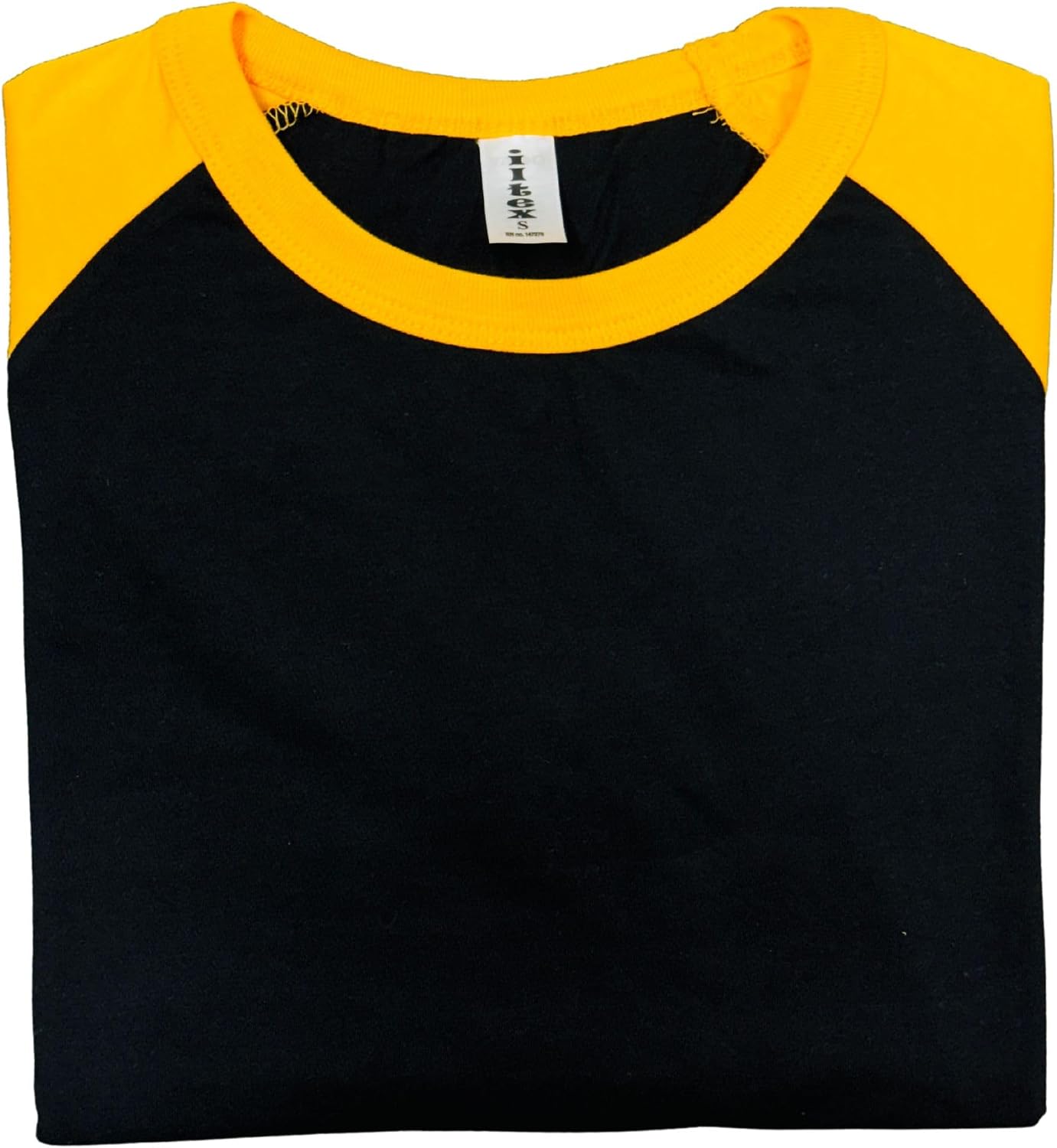 ILTEX Raglan T-Shirt 3/4 Sleeve Athletic Baseball Jersey Unisex (30+ Colors)