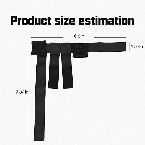 Miniatura 2 de Fijación de mancuernas para pies, pesas ajustables para tobillo para entrenamiento de piernas, entrenador Tibialis con correa antideslizante, ideal