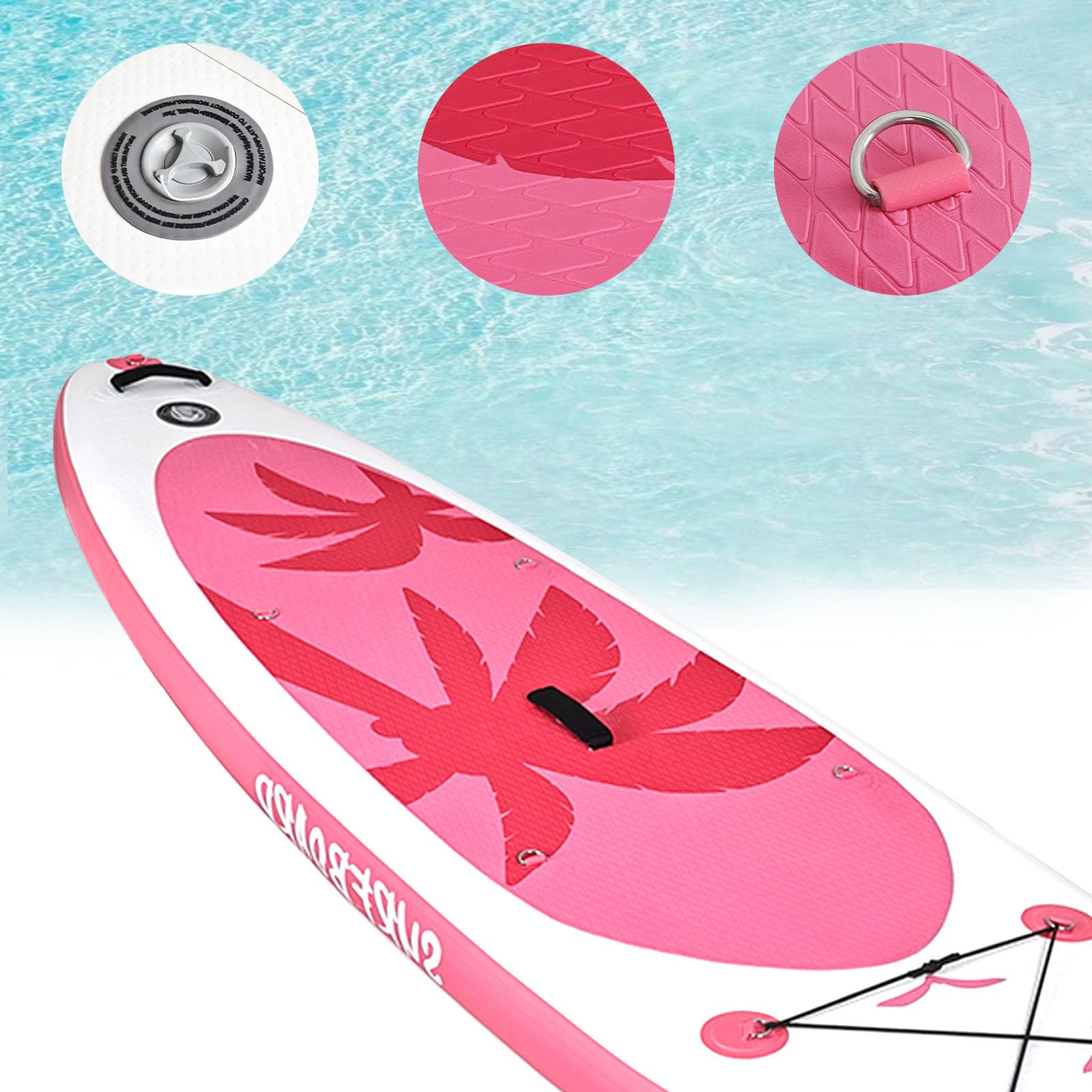 YU YUSING Tavola Sup Gonfiabile 320/335 cm, Sup Gonfiabile Adulti, Paddle Board Gonfiabile, Sedile da Kayak, Pagaia in Alluminio, Pompa, Adatta a Tutti i Livelli di Abilità, Fino a 150 kg