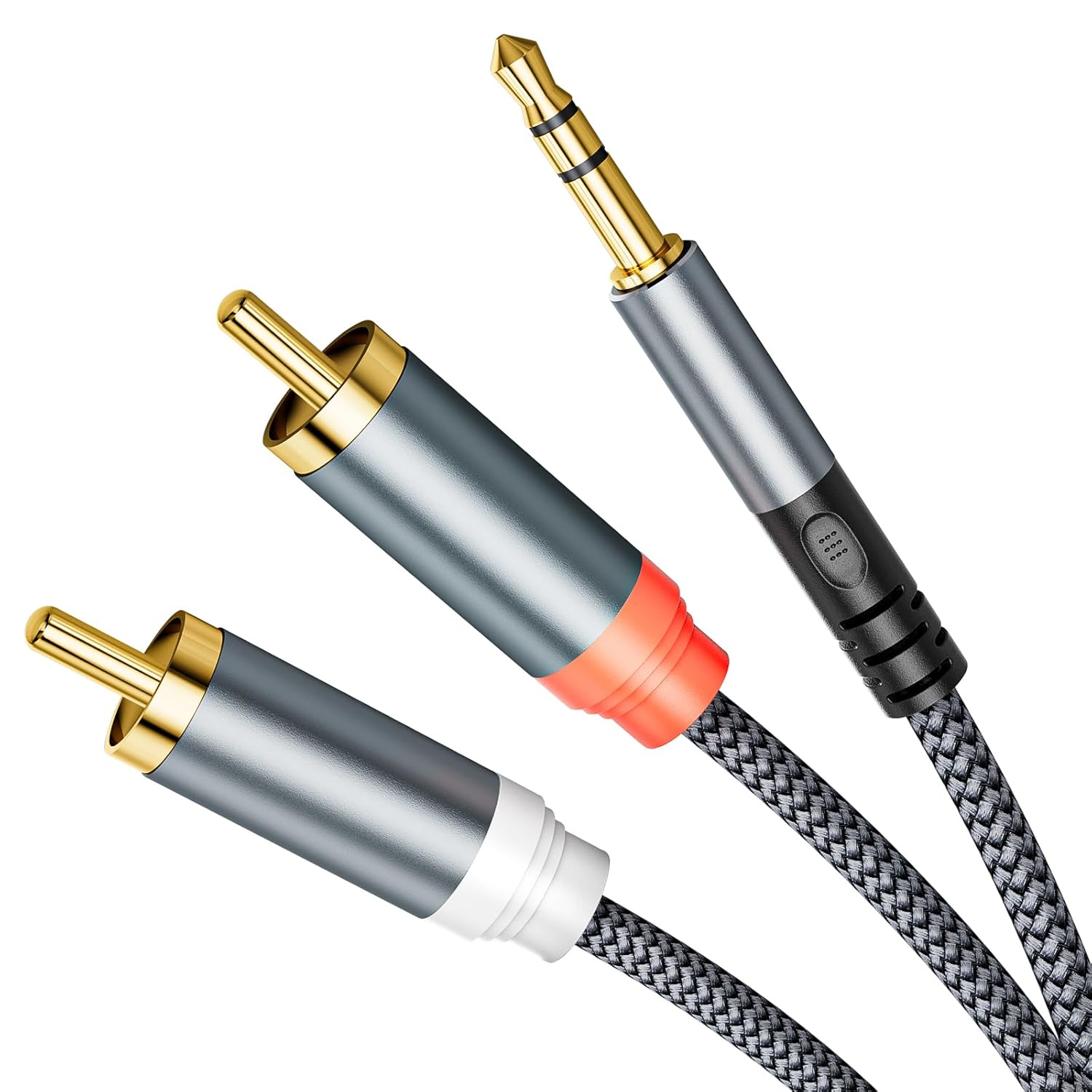 3.5mm to RCA Cable 10ft, 2 RCA to 3.5mm AUX Male to Male Stereo Y Splitter Adapter Cable for Smartphone, Speaker, Tablet, MP3 Player 3.5mm to RCA Cable 10ft, 2 RCA to 3.5mm AUX Male to Male Stereo Y Splitter Adapter Cable for Smartphone, Speaker, Tablet, MP3 Player
