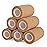 6 Rolls Elastic Self Adhesive Bandage Wrap 4 Inch, Breathable Non Woven Cohesive Bandage, Vet Wrap for Dogs, Ankle Sprains Swelling Medical First Aid Tape, Sports Athletic Tape Brown