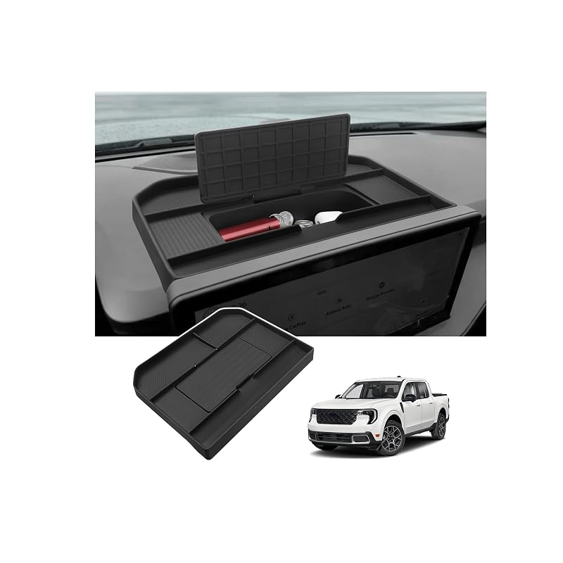 Bandeja organizadora para painel compatível com Ford Maverick 2025 e 2026, para tela de 13,2 polegadas, PeakPurit