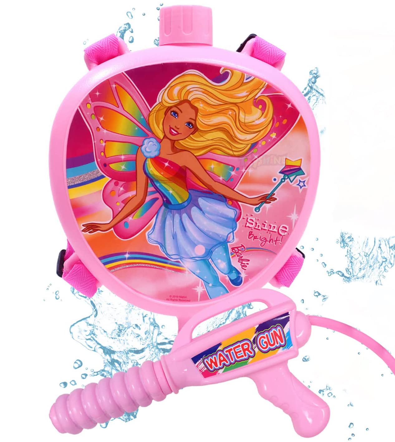 Toyshine Holi Water Gun with High Pressure, Back Holding Tank, 1.5 L, Mini, Princess, Pink (B09Q3B8LKJ) Amazon Price History, Amazon Price Tracker