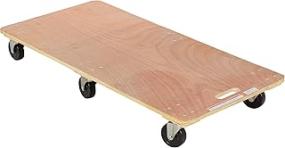 Vestil HDOS-2448-6SW Hardwood Solid Deck Dolly 47-1/4 in. x 23-1/2 in. x 6-1/4 in. 1200 Lb. Capacity