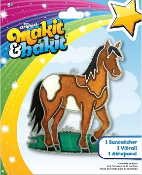 Colorbok TB-48945 Makit and Bakit Suncatcher Kit, Horse