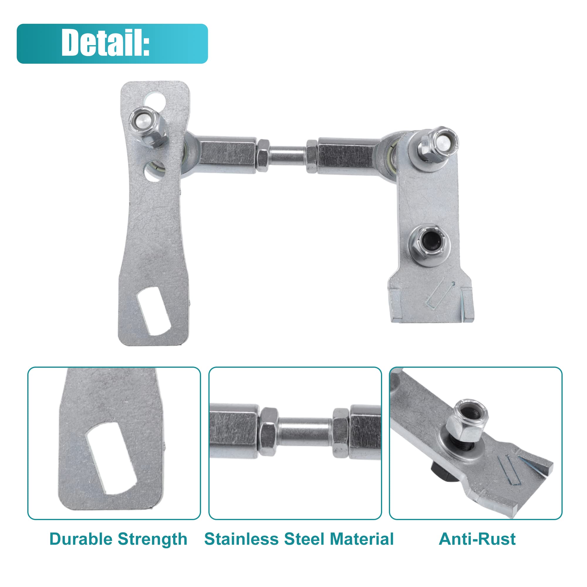 QUARKZMAN 1 Set Trasferimento Custodia Collegamento per Jeep Cherokee XJ Argento Tono