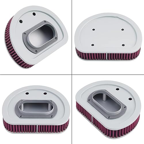Miniatura 7 de AHL Filtro de aire 29462-99 1011-4208 compatible con Harley Electra Glide Classic EFI FLHTCI 1999 2000 2001; Electra Glide Ultra Classic EFI FLHTCUI
