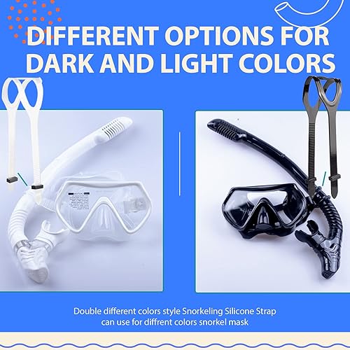 Miniatura 4 de Correa universal de silicona para máscara de repuesto, correas de máscara de buceo, accesorios para buceo, natación, esnórquel, buceo, buceo, buceo,