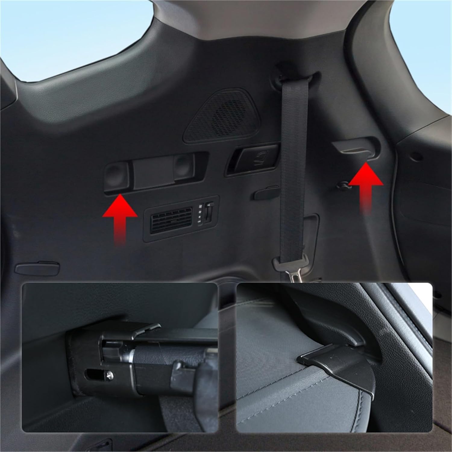 for Hyundai Santa Fe Sport 5 Seats 2016 2017 Retractable Trunk Cargo Cover Waterproof Shield Privacy Auto Accessories | Leather