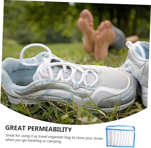Miniatura 2 de Alipis Artefacto de lavado de zapatos bolsa de lavandería de malla zapatos bolsa de lavado para lavadora alta resistencia
